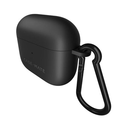 CASE MATE Coque AirPods 4 TOUGH +mousqueton BLACK - A-UNI-UDT17-188 - 