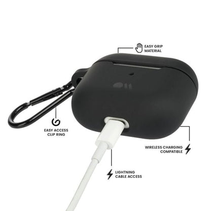 CASE MATE - Coque TOUGH Airpods 3rd Gen - Noir - A-UNI-UDT17-145 - 