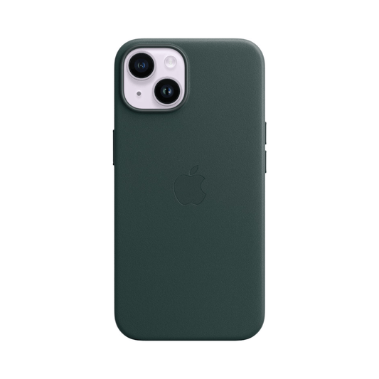 Coque en cuir avec MagSafe pour iPhone 14 - MPP43ZM/A - Minuit - 