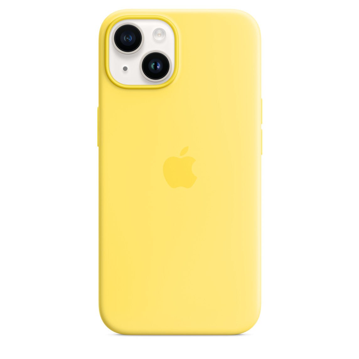 Coque en silicone avec MagSafe pour iPhone 14 - MPT23ZM/A - Soleil pâle - 