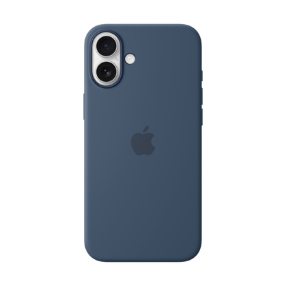 Coque en silicone avec MagSafe pour iPhone 16 - MYY23ZM/A - Denim - 