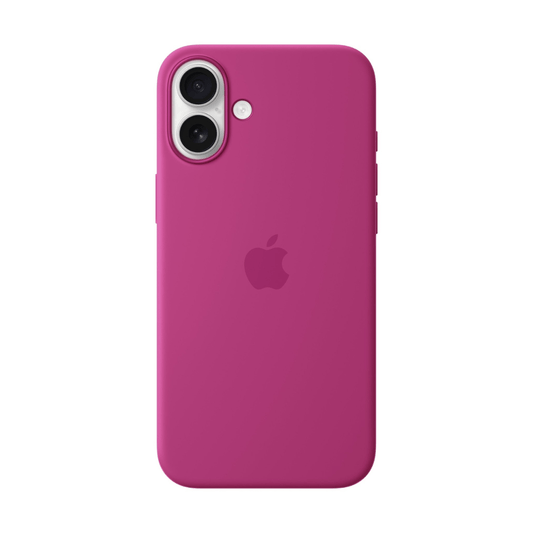 Coque en silicone avec MagSafe pour iPhone 16 Plus - MYYE3ZM/A - Fuchsia - 