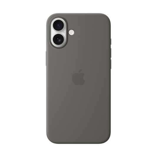 Coque en silicone avec MagSafe pour iPhone 16 Plus - MYYC3ZM/A - Gris minéral - 
