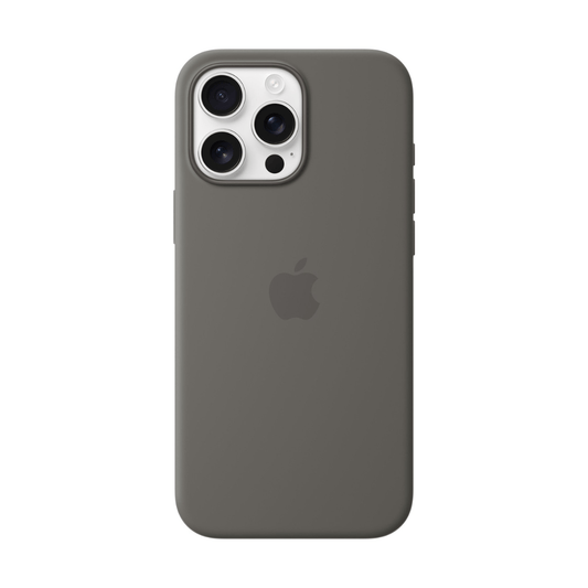 Coque en silicone avec MagSafe pour iPhone 16 Pro Max - MYYV3ZM/A - Gris minéral - 