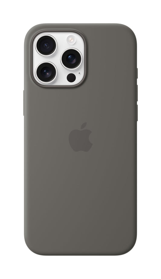 Coque en silicone avec MagSafe pour iPhone 16 Pro Max - MYYV3ZM/A - Gris minéral - 