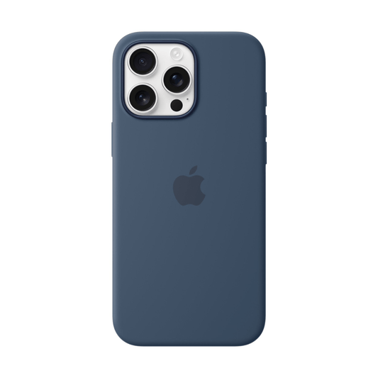 Coque en silicone avec MagSafe pour iPhone 16 Pro Max - MYYU3ZM/A - Denim - 