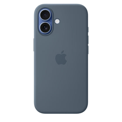 Coque en silicone avec MagSafe pour iPhone 17 - MGEW4ZM/A - Bleu maritime - 