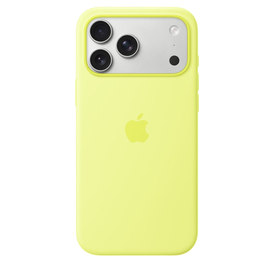 Coque en silicone avec MagSafe pour iPhone 17 Pro Max - MGFM4ZM/A - Jaune fluo - 