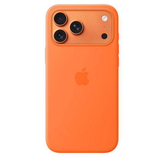 Coque en silicone avec MagSafe pour iPhone 17 Pro Max - MGFL4ZM/A - Orange - 