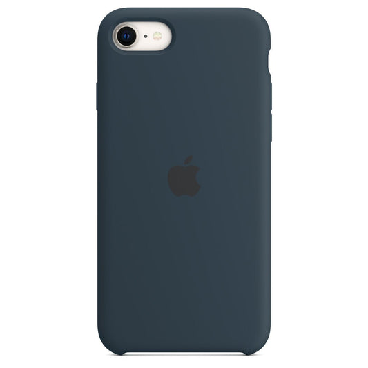 Coque en silicone pour iPhone SE - MN6F3ZM/A - Bleu abysse - 