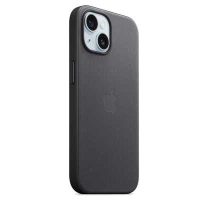 Coque en tissage fin avec MagSafe pour iPhone 15 - MT393ZM/A - Noir - 