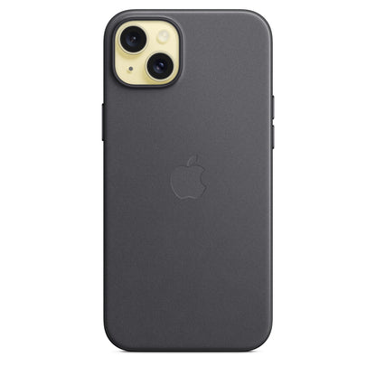 Coque en tissage fin avec MagSafe pour iPhone 15 Plus - MT423ZM/A - Noir - 