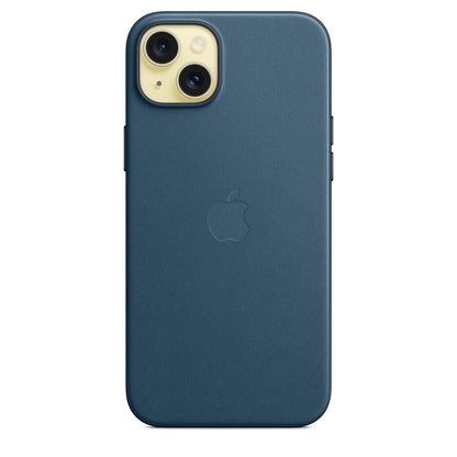 Coque en tissage fin avec MagSafe pour iPhone 15 Plus - MT4D3ZM/A - Bleu Pacifique - 