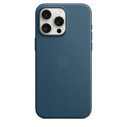 Coque en tissage fin avec MagSafe pour iPhone 15 Pro Max - MT4Y3ZM/A - Bleu Pacifique - 