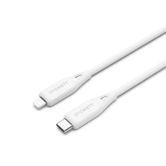CYGNETT - Câble Essentials 1m Light to USB - C Blanc - A-IPH-UDT17-53 - 