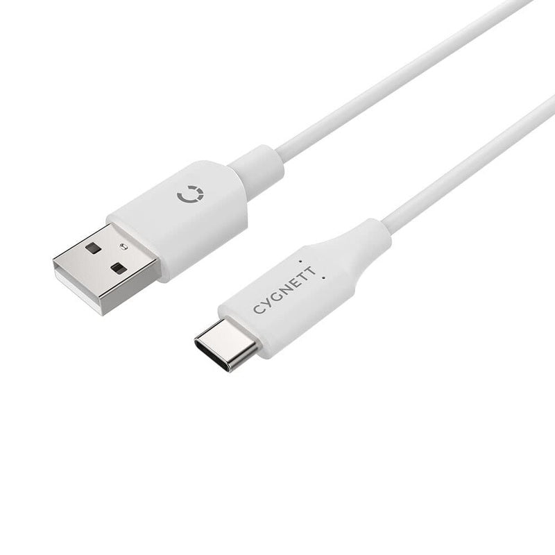 CYGNETT - Câble Essentials USB - C 2.0 to USB - A 1 mètre - Blanc - A - IPH - UDT17 - 35 - 