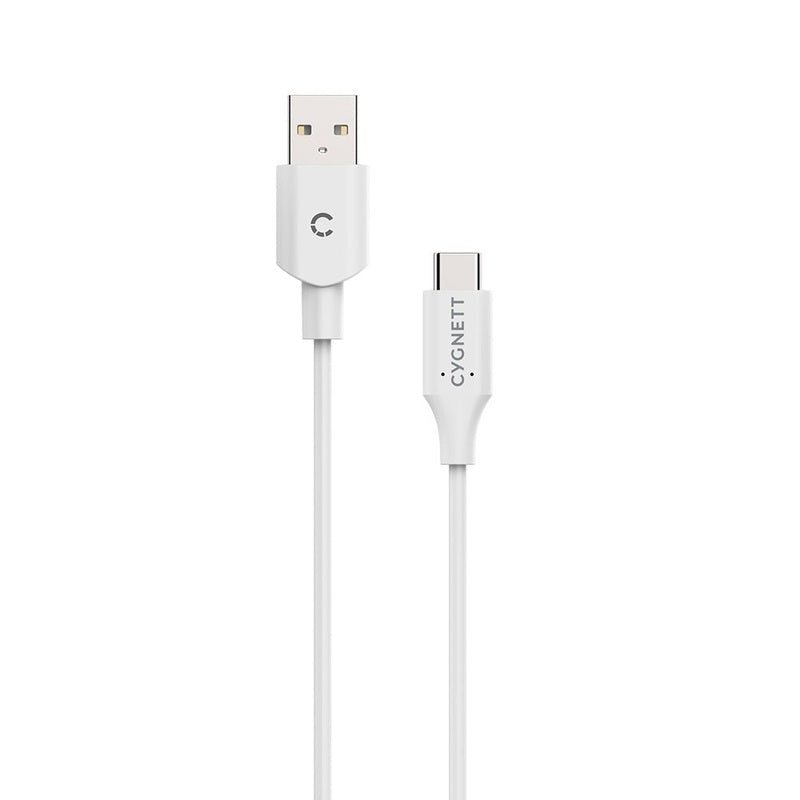 CYGNETT - Câble Essentials USB - C 2.0 to USB - A 1 mètre - Blanc - A - IPH - UDT17 - 35 - 