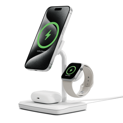 CYGNETT - Chargeur Qi3 3in1 Blanc - A-UNI-UDT17-212 - 