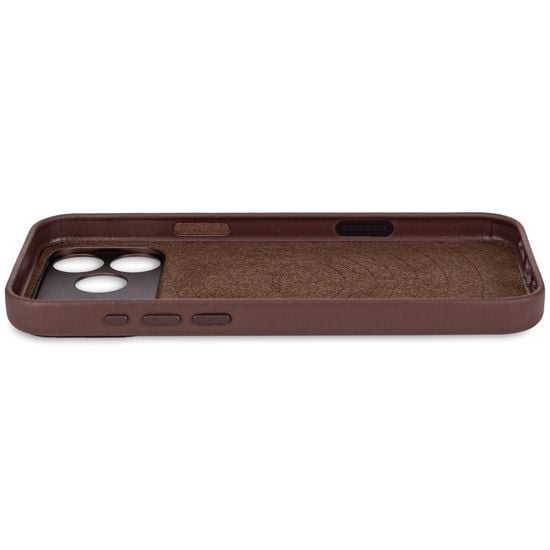 DECODED Coque Cuir iPhone 17 Pro Max Chocolate Brown - A-IPH-UDT17-64 - 
