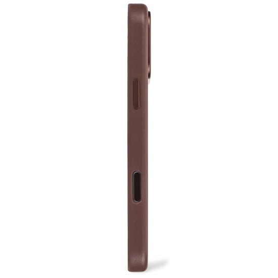 DECODED Coque Cuir iPhone 17 Pro Max Chocolate Brown - A-IPH-UDT17-64 - 