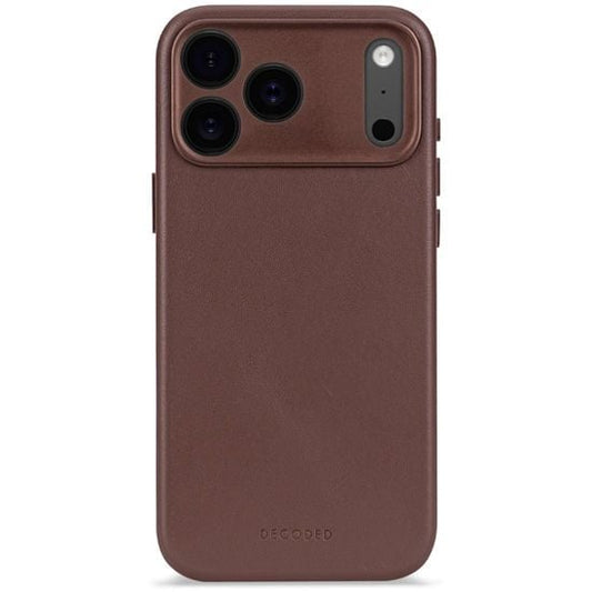 DECODED Coque Cuir iPhone 17 Pro Max Chocolate Brown - A-IPH-UDT17-64 - 