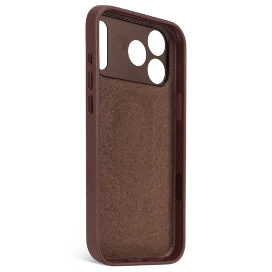 DECODED Coque Cuir iPhone 17 Pro Max Chocolate Brown - A-IPH-UDT17-64 - 