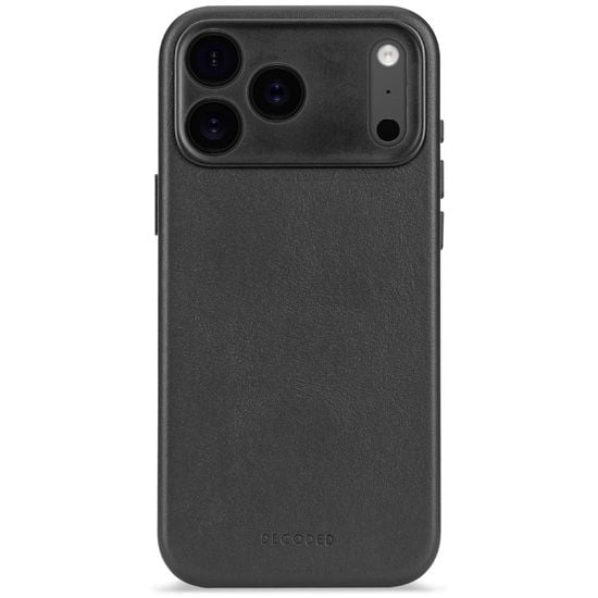 DECODED Coque Cuir iPhone 17 Pro Max Noir - A-IPH-UDT17-65 - 