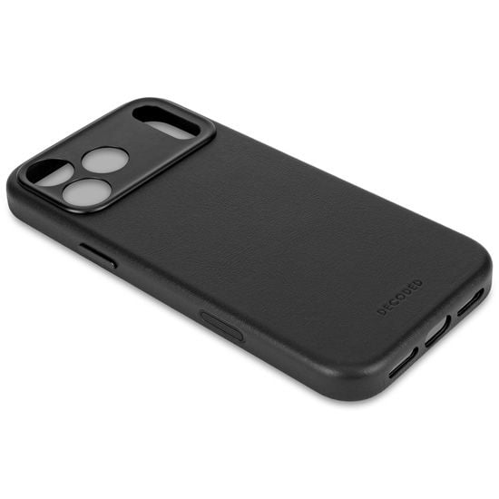 DECODED Coque Cuir iPhone 17 Pro Max Noir - A-IPH-UDT17-65 - 