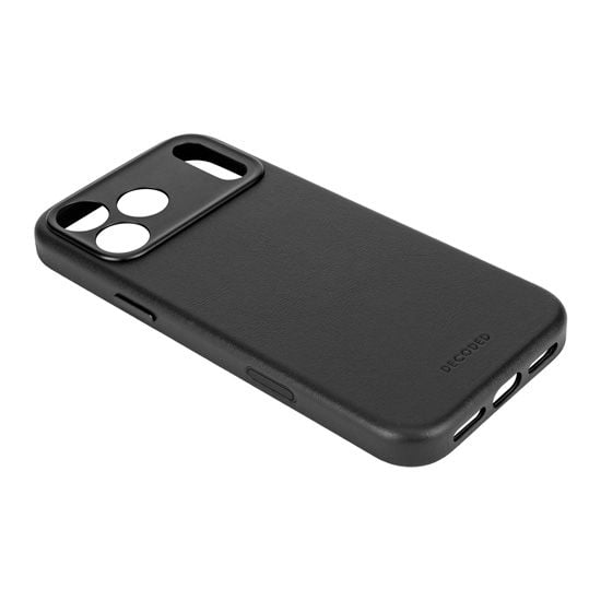 DECODED Coque Cuir iPhone 17 Pro Max Noir - A-IPH-UDT17-65 - 