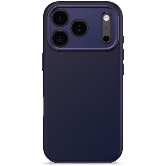 DECODED Coque Silic AntiMi iPhone 17 Pro True Navy - A-IPH-UDT17-75 - 