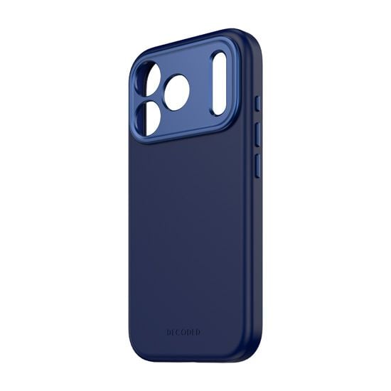 DECODED Coque Silic AntiMi iPhone 17 Pro True Navy - A-IPH-UDT17-75 - 