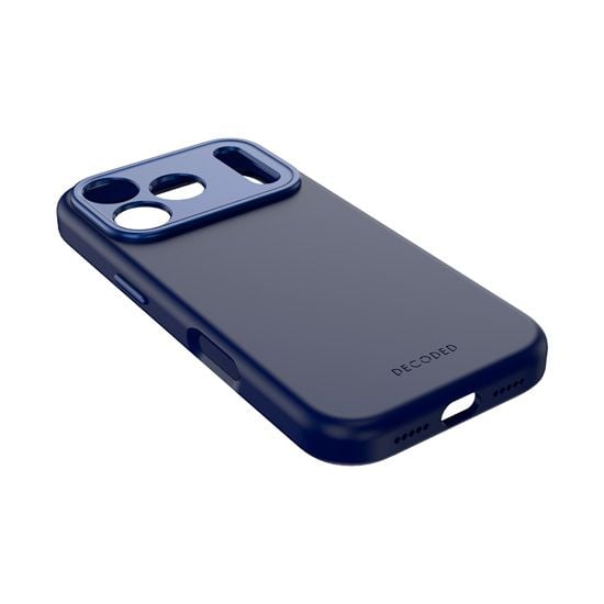 DECODED Coque Silic AntiMi iPhone 17 Pro True Navy - A-IPH-UDT17-75 - 