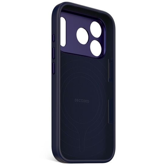 DECODED Coque Silic AntiMi iPhone 17 Pro True Navy - A-IPH-UDT17-75 - 