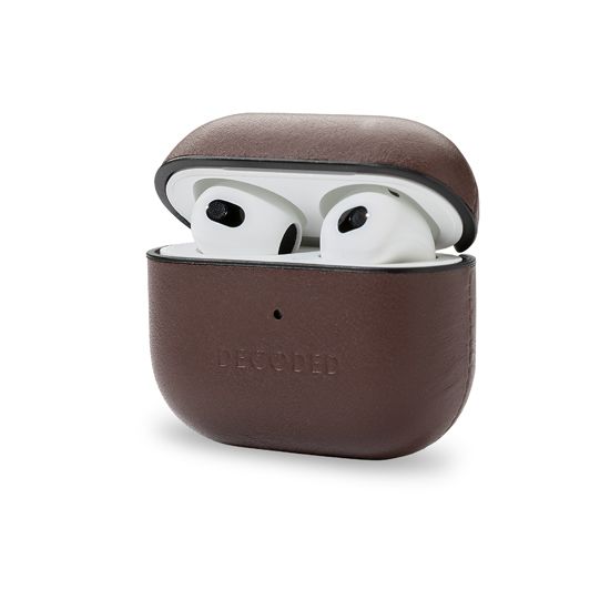 DECODED - Etui en cuir pour AirPods 3eme Gen - Marron - A - UNI - UDT17 - 81 - 