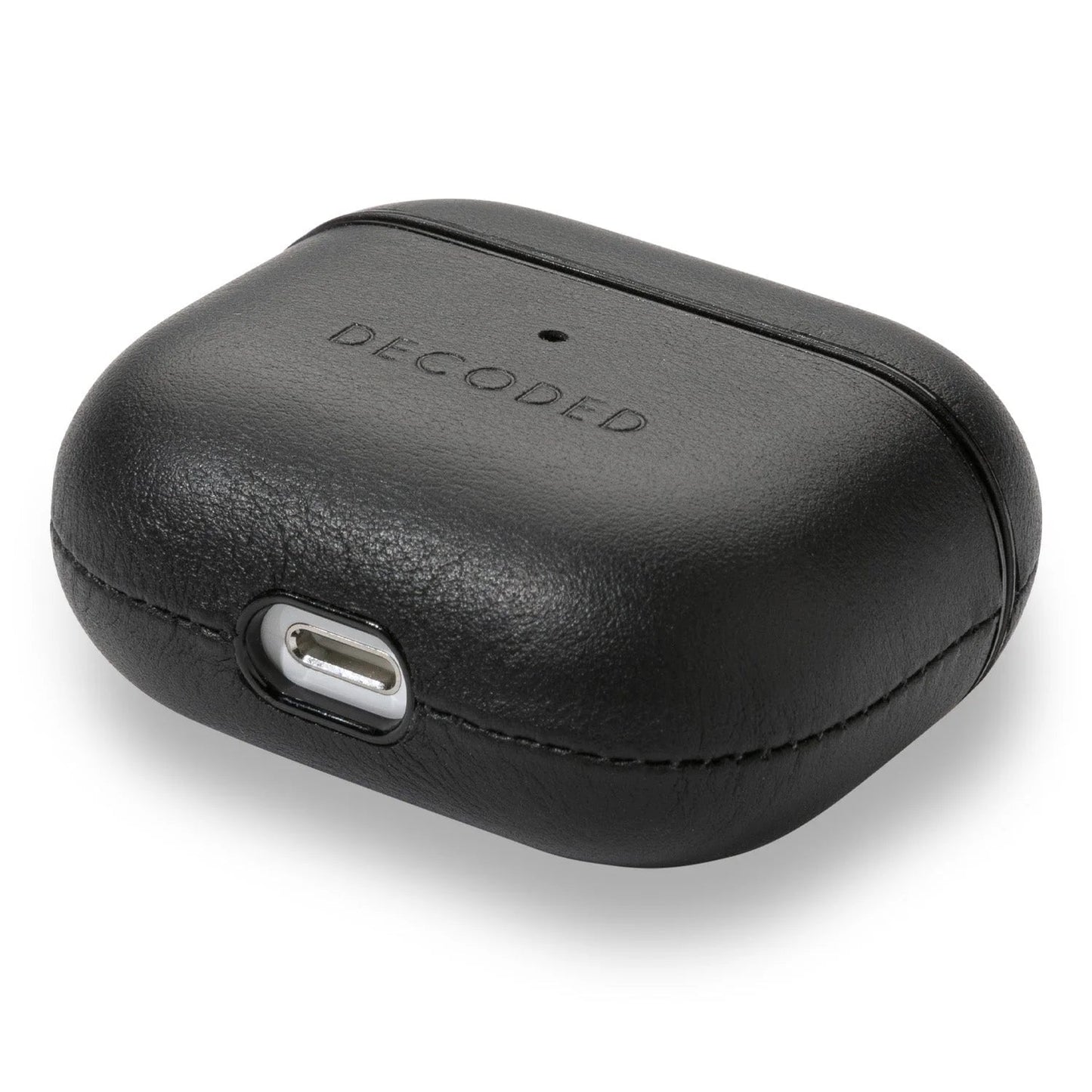 DECODED - Etui en cuir pour AirPods 3eme Gen - Noir - A - UNI - UDT17 - 80 - 