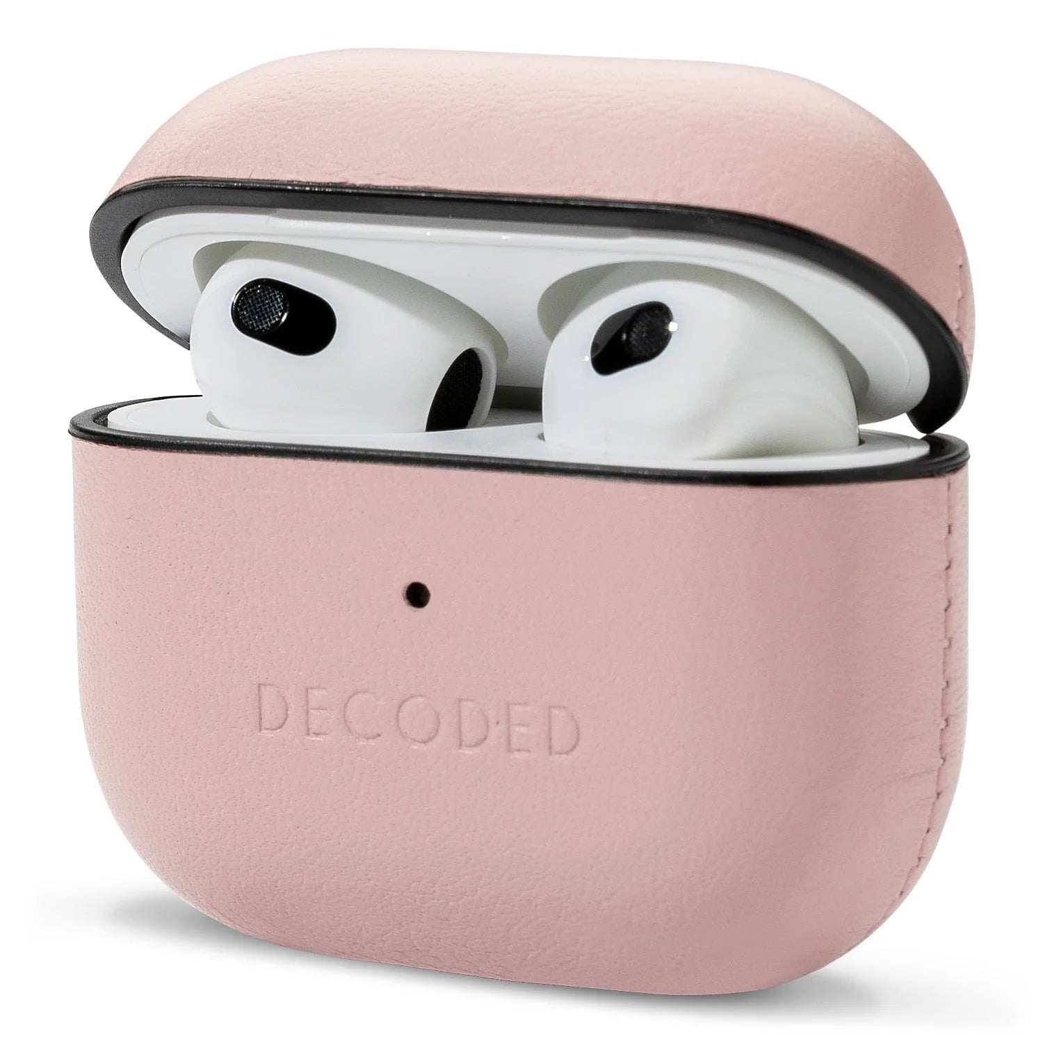 DECODED - Etui en cuir pour AirPods 3eme Gen - Rose - A - UNI - UDT17 - 83 - 