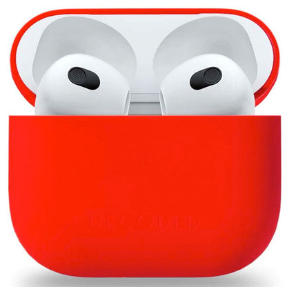 DECODED - Etui en silicone pour AirPods 3eme Gen - Rouge - A - UNI - UDT17 - 84 - 