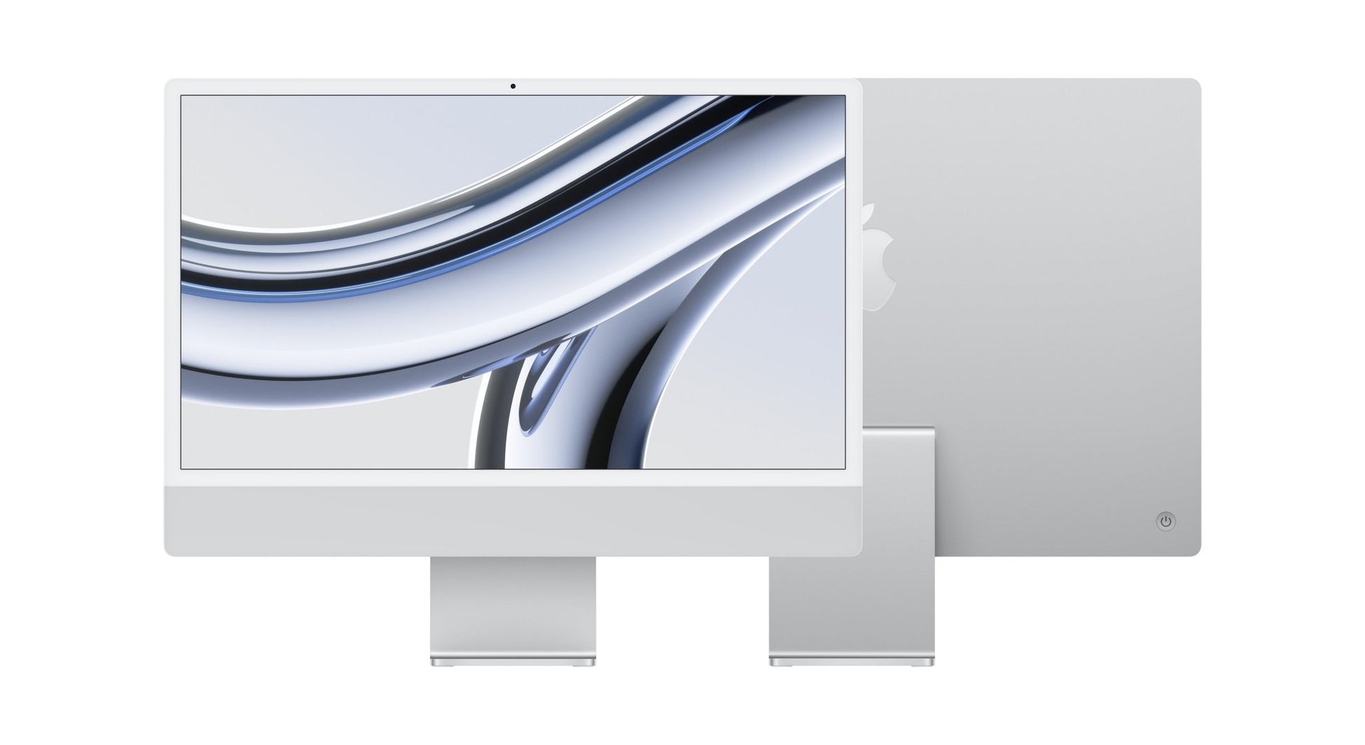 iMac 24" - Puce Apple M3 avec CPU 8 cœurs GPU 8 cœurs - MQR93FN/A - Argent - 8 Go - SSD de 256 Go