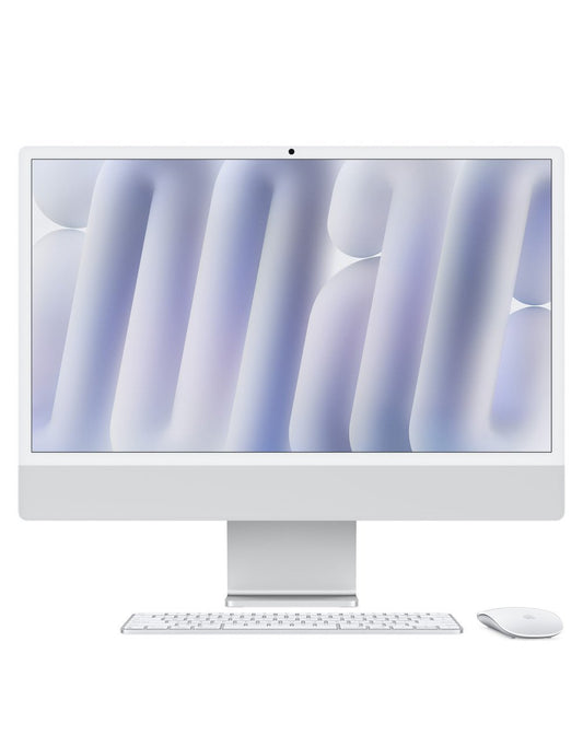 iMac 24" - Puce Apple M4 avec CPU 10 cœurs GPU 10 cœurs - MWUV3FN/A - Argent - SSD de 512 Go - 16 Go