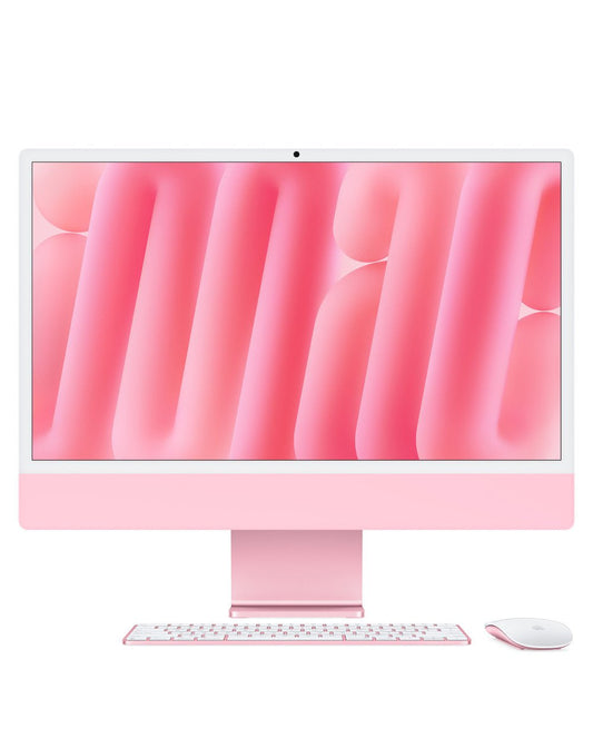 iMac 24" - Puce Apple M4 avec CPU 10 cœurs GPU 10 cœurs - MWV53FN/A - Rose - SSD de 512 Go - 16 Go