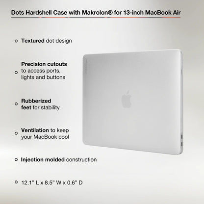 INCASE - Hardshell MacBook Air 13" 2020 Clear - A-UNI-UDT17-41 - 