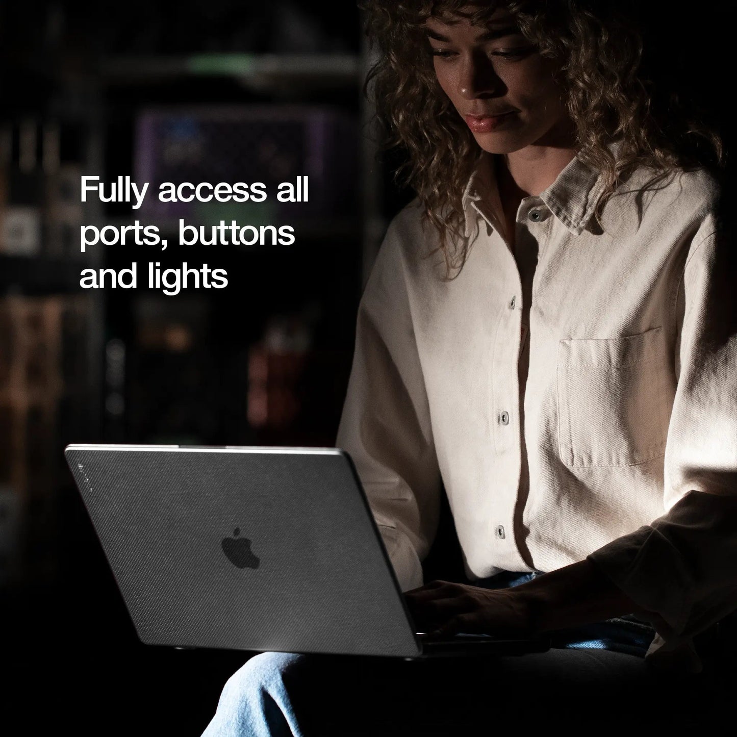INCASE - Hardshell MacBook Air M2 Black - A-UNI-UDT17-141 - 