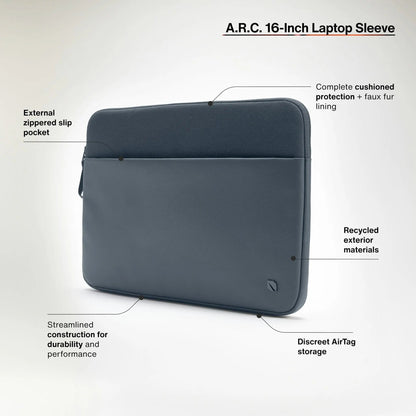 INCASE - Incase A.R.C. Sleeve 16 - inch Laptop NVY - A-UNI-UDT17-192 - 