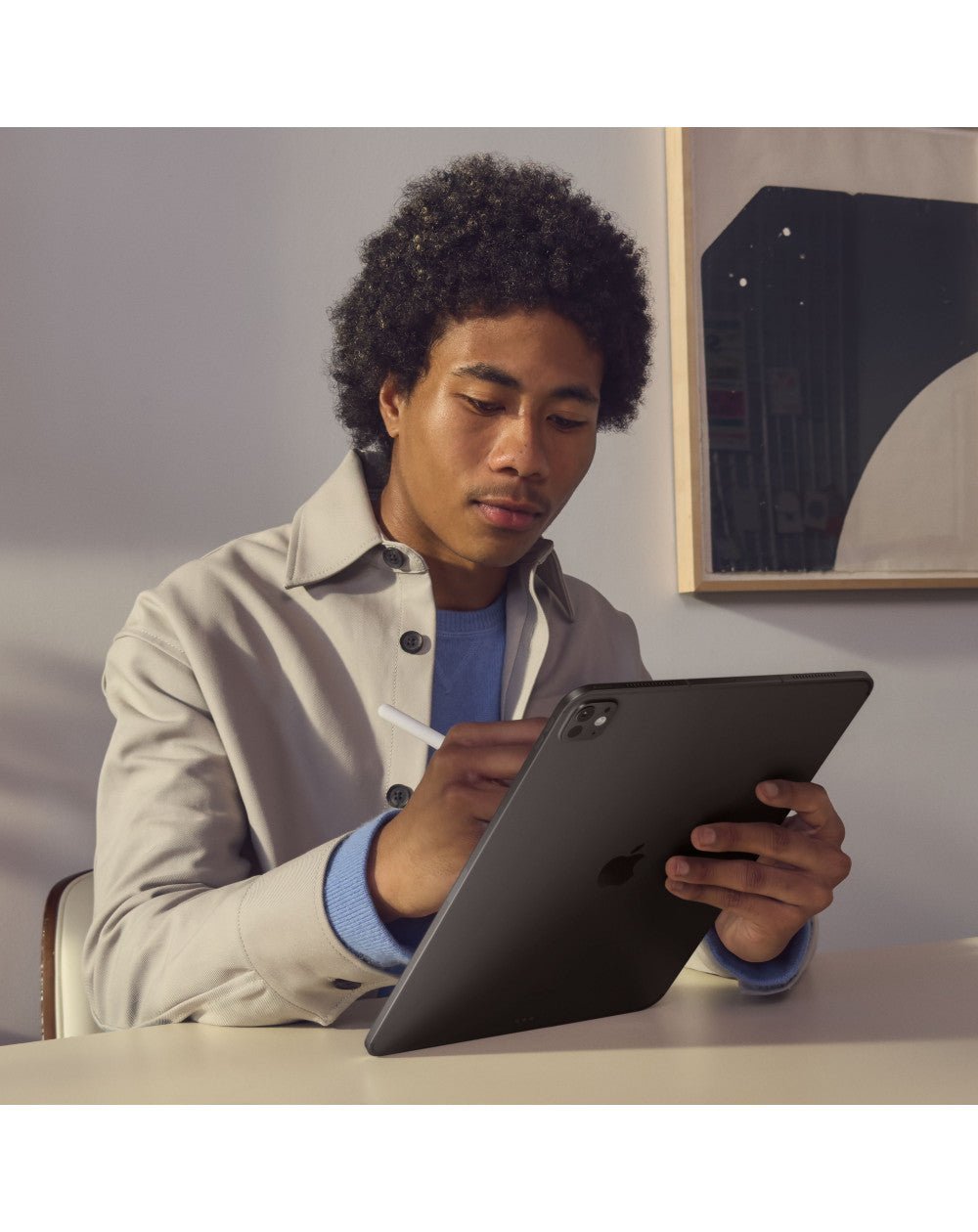 iPad Pro 13" M5 avec verre nano - texturé - MDYQ4TY/A - Noir sidéral - Wi‑Fi - 1 To