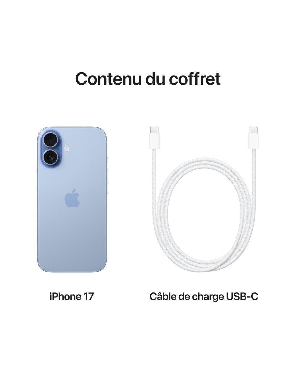 iPhone 17 - MG6L4F/A - Brume - 256 GB - 