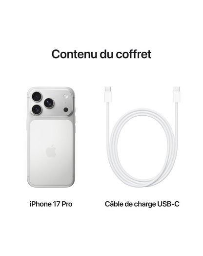 iPhone 17 Pro - MG8G4F/A - Argent - 256 GB - 