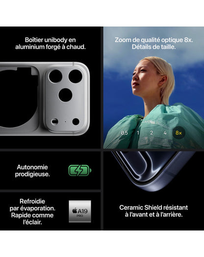 iPhone 17 Pro Max - MFYP4F/A - Bleu intense - 256 GB - 