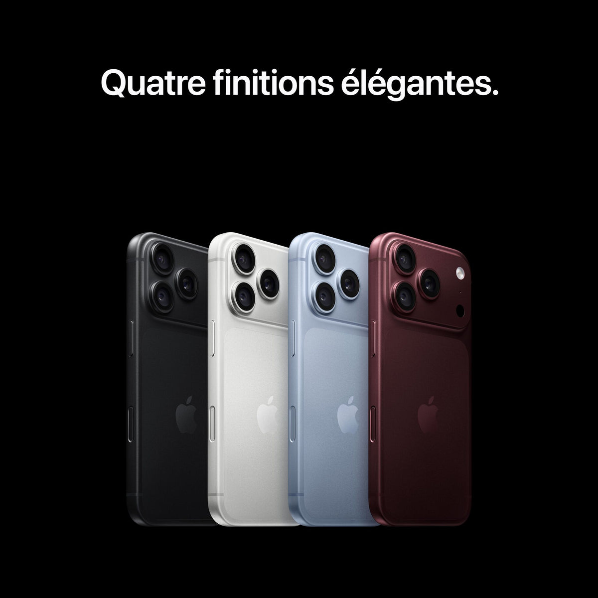 iPhone 18 Pro – les quatre finitions