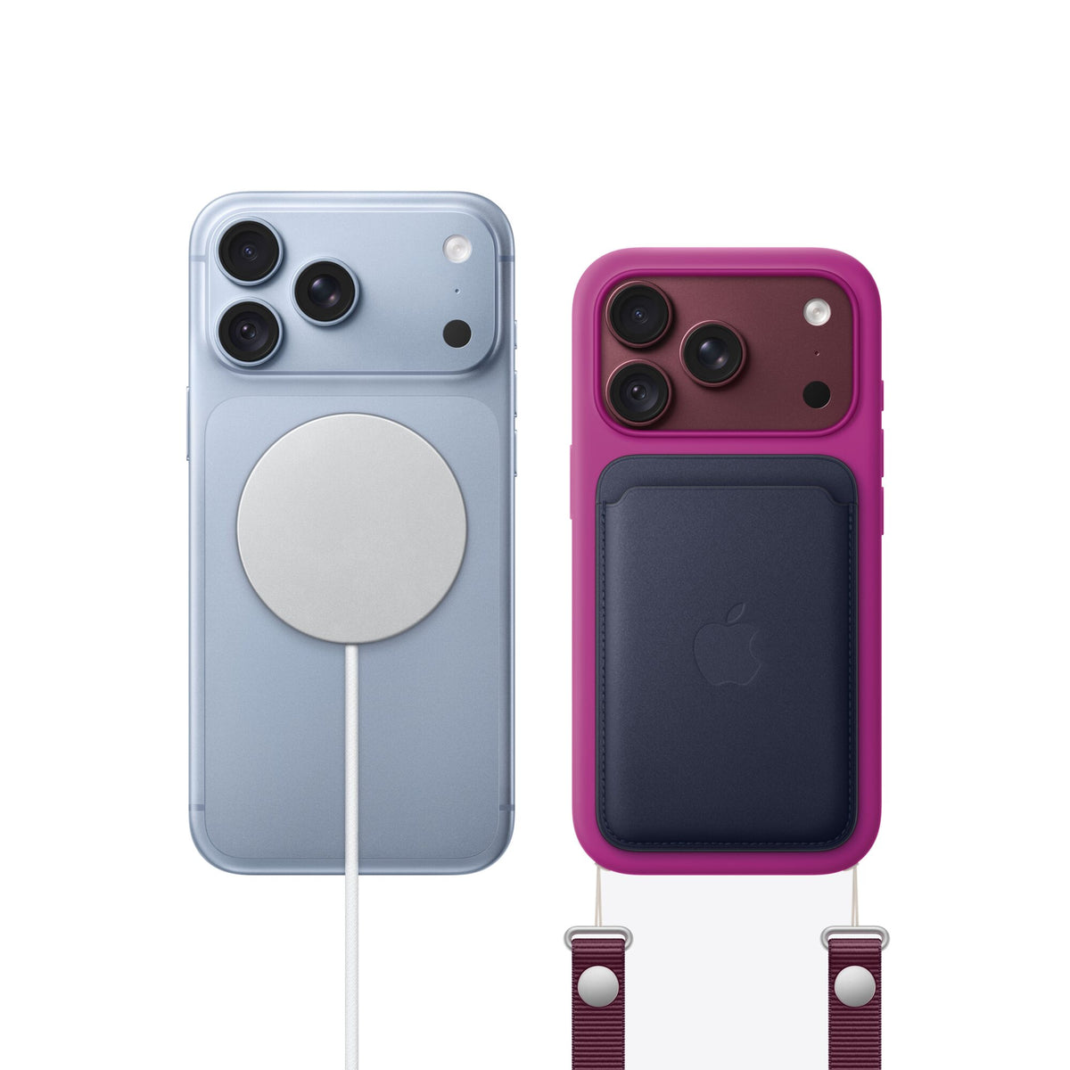 iPhone 18 Pro Max avec accessoires MagSafe (vendus séparément)