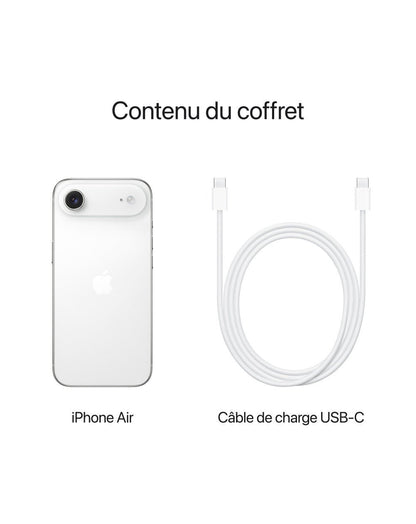 iPhone Air - MG2M4F/A - Blanc nuage - 256 GB - 